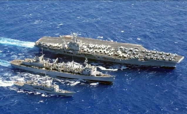 Cụm tấn công tàu sân bay động cơ hạt nhân USS Carl Vinson Hải quân Mỹ (ảnh tư liệu)