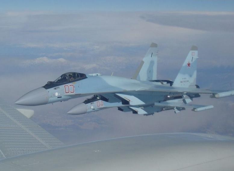 Máy bay chiến đấu Su-35S Nga. Ảnh: Cankaof