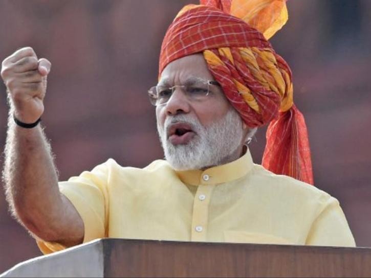 Thủ tướng Ấn Độ Narendra Modi tuyên bố cứng rắn trong ngày Độc lập. Ảnh: AFP.