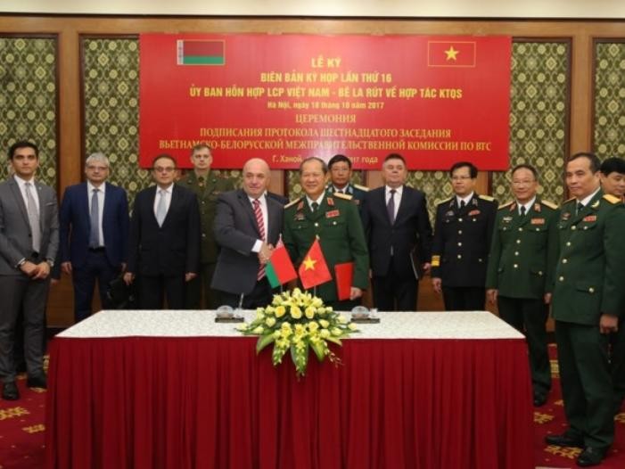 Kỳ họp lần thứ 16 của Ủy ban hỗn hợp liên chính phủ Việt Nam - Belarus về hợp tác kỹ thuật quân sự. 