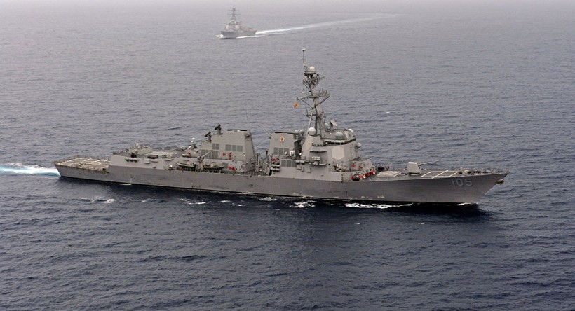 Chiến hạm Mỹ đã nhiều lần tuần tra ở Biển Đông khiến Trung Quốc tức giận