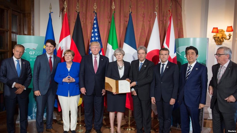 Các lãnh đạo G7 họp tại Ý đã ra tuyên bố chung nhắc đến Biển Đông