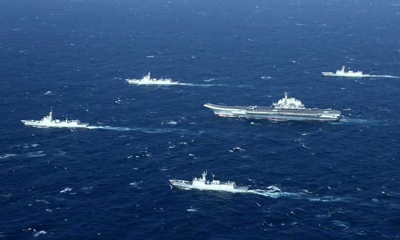 Cụm tác chiến tàu sân bay Trung Quốc rập khuôn theo mô hình Mỹ
