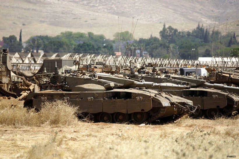 Xe tăng Merkava của quân đội Israel