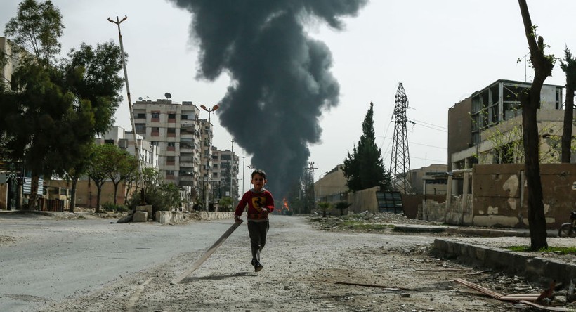 Đất nước Syria tan hoang sau hơn 7 năm chiến tranh đẫm máu