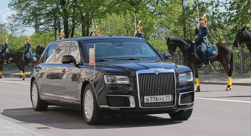 Chiếc xe chở tổng thống Putin trong lễ nhậm chức ngày 7/5