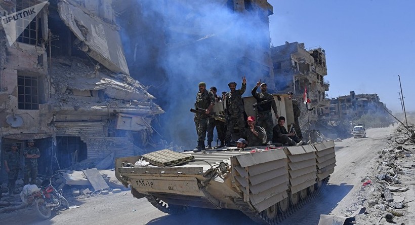 Quân đội Syria đã quét sạch khủng bố tại ngoại ô Damascus