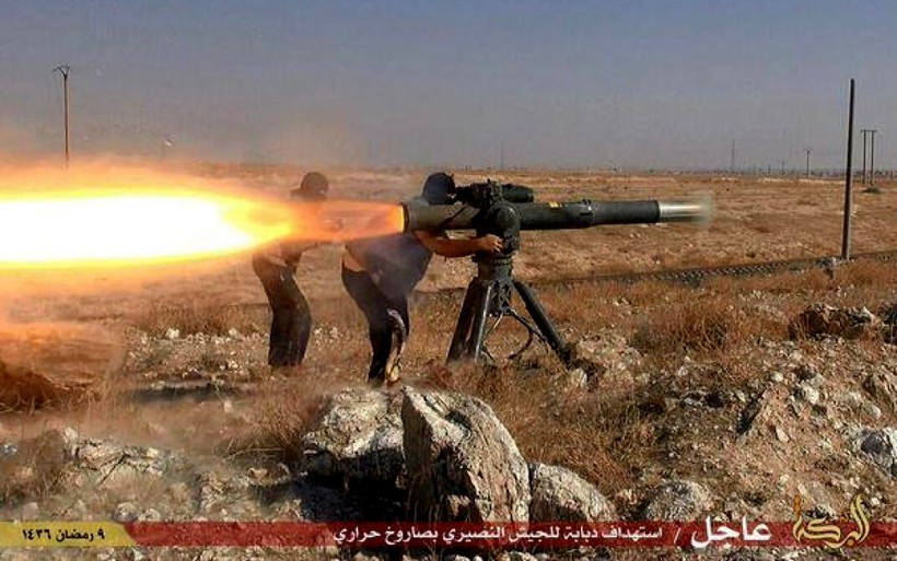 Tên lửa TOW của Mỹ thường xuyên được sử dụng trên chiến trường Syria