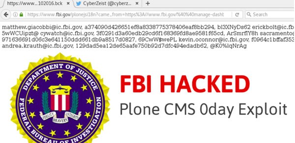 Hacker tuyên bố đã đột nhập vào website của FBI