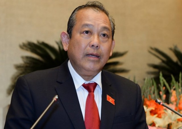 Phó Thủ tướng Trương Hòa Bình, Trưởng Ban Chỉ đạo phòng, chống tội phạm của Chính phủ