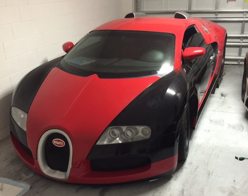 Chiếc Bugatti Veyron hàng nhái khá giống so với bản gốc được rao bán trên eBay.