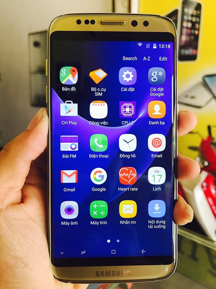 Một chiếc "Samsung Galaxy S8" Đài Loan được quảng cáo trên mạng.