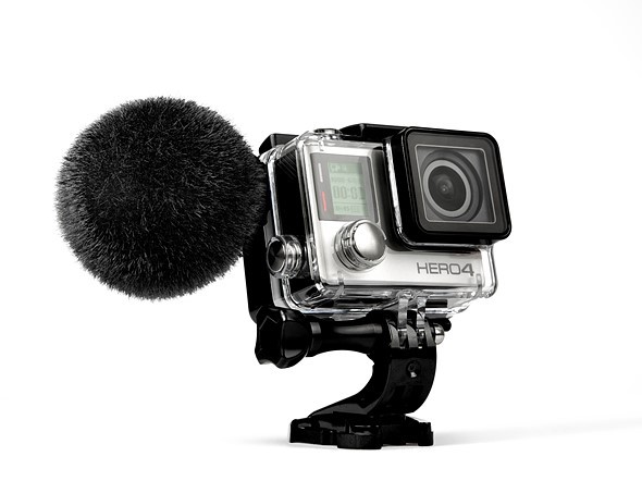 GoPro Hero 4 có thêm phụ kiện microphone chống nước