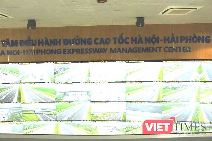 Hệ thống màn hình Wall Screen Map tại Trung tâm điều hành tuyến cao tốc Hà Nội – Hải Phòng