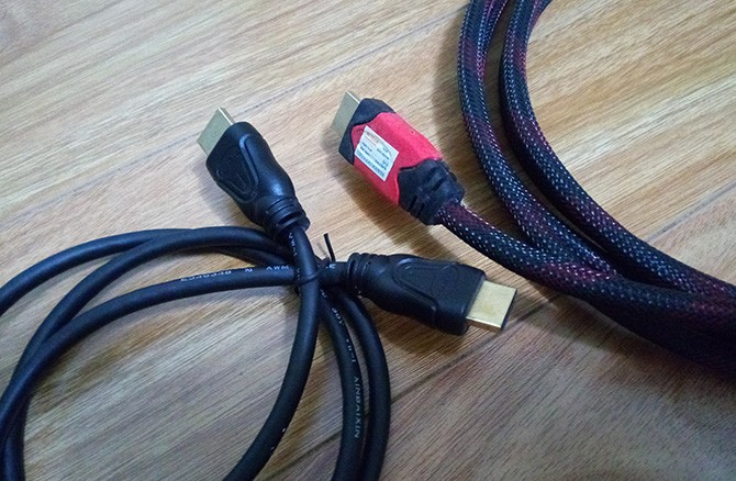 Có nhiều loại cáp HDMI với mức giá khác nhau