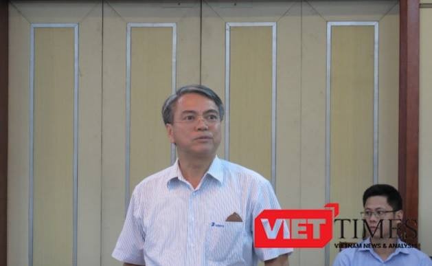 Ông Trần Mạnh Hùng, Chủ tịch Tập đoàn VNPT báo cáo tại Hội nghị giao ban quản lý nhà nước ngành TT&TT chiều 5/6/2017.
