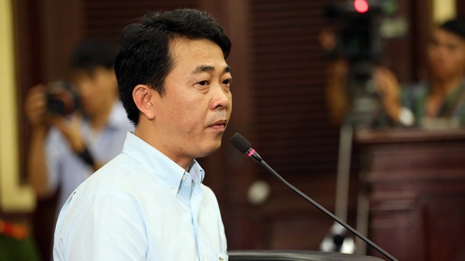 Ông Nguyễn Minh Hùng tại phiên tòa xử vụ án VN Pharma - Ảnh: HỮU KHOA
