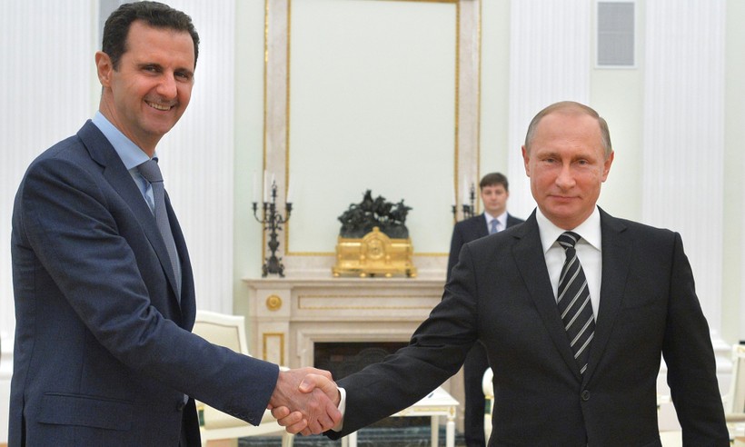 Tổng thống Vladimir Putin và Tổng thống Bashar Assad 