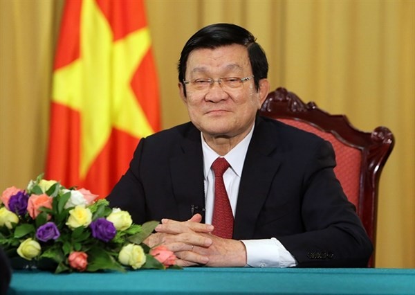 Ông Trương Tấn Sang - Nguyên Ủy viên Bộ Chính trị, nguyên Chủ tịch nước Cộng hòa Xã hội chủ nghĩa Việt Nam. Ảnh: TTXVN
