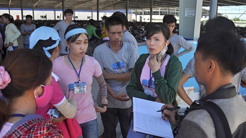 Lần thứ 2 công nhân nhà máy dệt may Panko Tam Thăng nghỉ việc phản đối chủ doanh nghiệp 