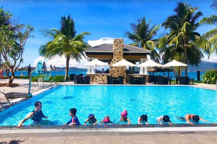 Góc bể bơi dành cho trẻ em tại Vinpearl Phú Quốc