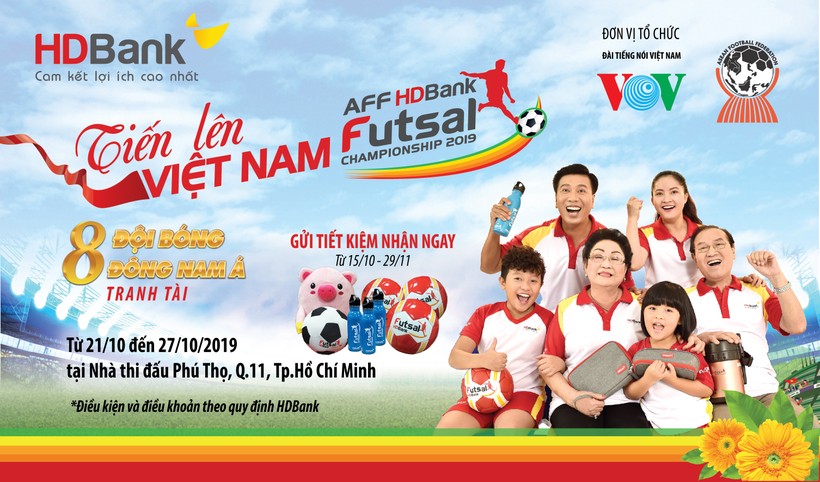 Từ năm 2017, HDBank đã gắn bó với bộ môn Futsal Việt Nam