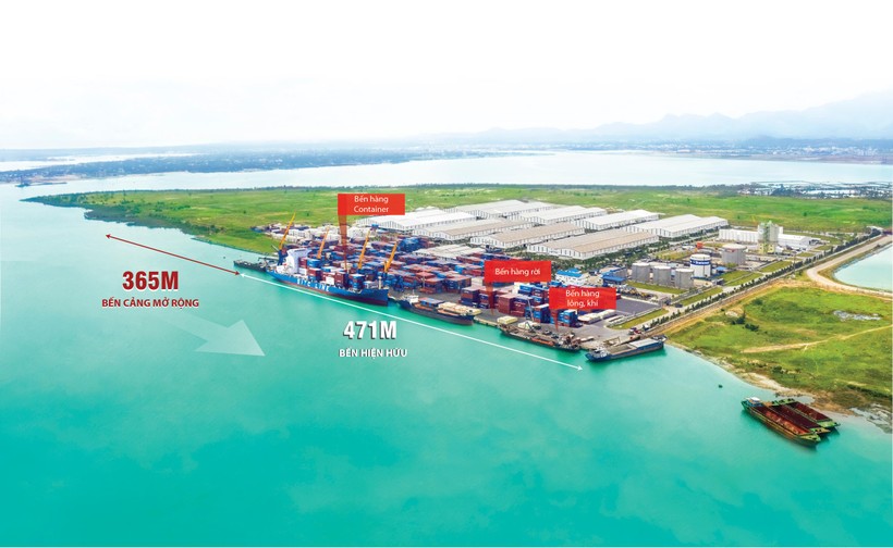 Cảng Chu Lai đã hoàn thiện hồ sơ thủ tục để xây dựng bến cảng mới đón tàu 5 vạn tấn