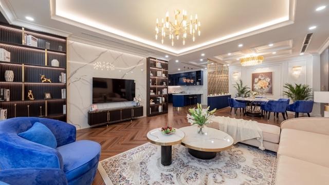 Nội thất và thiết kế đẳng cấp thượng lưu tại Diamond Residence Hà Nội.