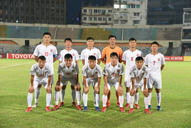 Đội 25.4 SC được xem như tuyển CHDCND Triều Tiên thu nhỏ. (ảnh AFC).