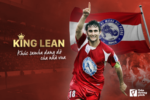 Cho đến nay “King Lean” - là cầu thủ Brazil có kèo trái dị nhất V.League. Ảnh HPFC
