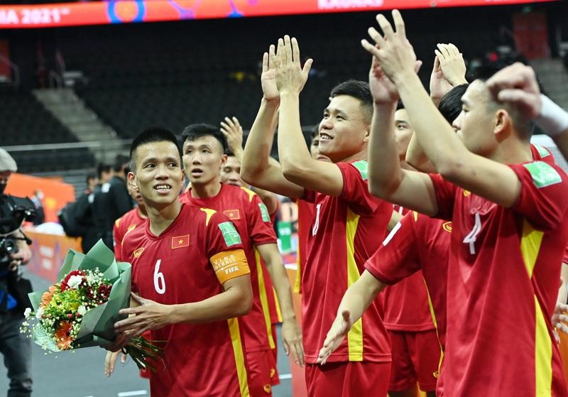 Đội tuyển Việt Nam thi đấu rất ấn tại giải đấu. Ảnh VFF.