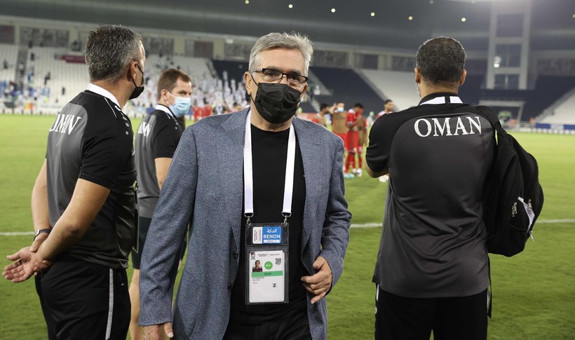 Branko Ivankovic, HLV trưởng đội tuyển quốc gia Oman. Ảnh AFC.