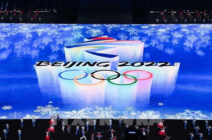 Thế vận hội Mùa đông 2022 diễn ra ở Trung Quốc từ ngày 4–20 tháng 2 năm 2022. Ảnh màn hình.