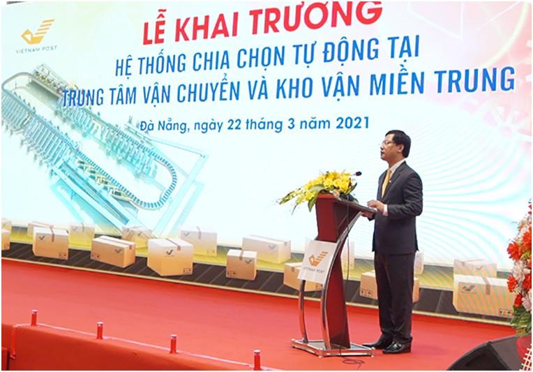 Ông Chu Quang Hào phát biểu tại buổi lễ. Ảnh Mic