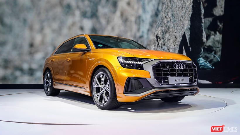 Audi Q8 hoàn toàn mới tới thị trường Việt Nam tại triển lãm VMS 2018 như là một dấu mốc kỷ niệm 10 năm thành công liên tiếp của Audi tại Việt Nam. (Ảnh: Ngô Minh)