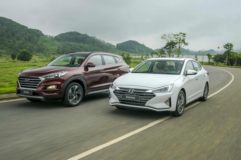Bộ đôi Elantra 2019 và Tucson 2019 của Hyundai