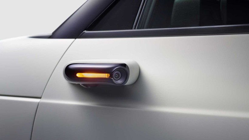 Ô tô chạy điện của Honda dùng camera thay cho gương chiếu hậu