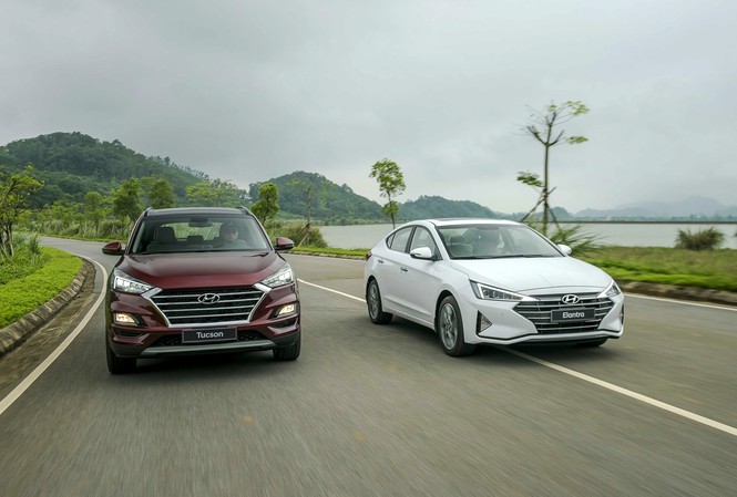Hai mẫu xe của Hyundai