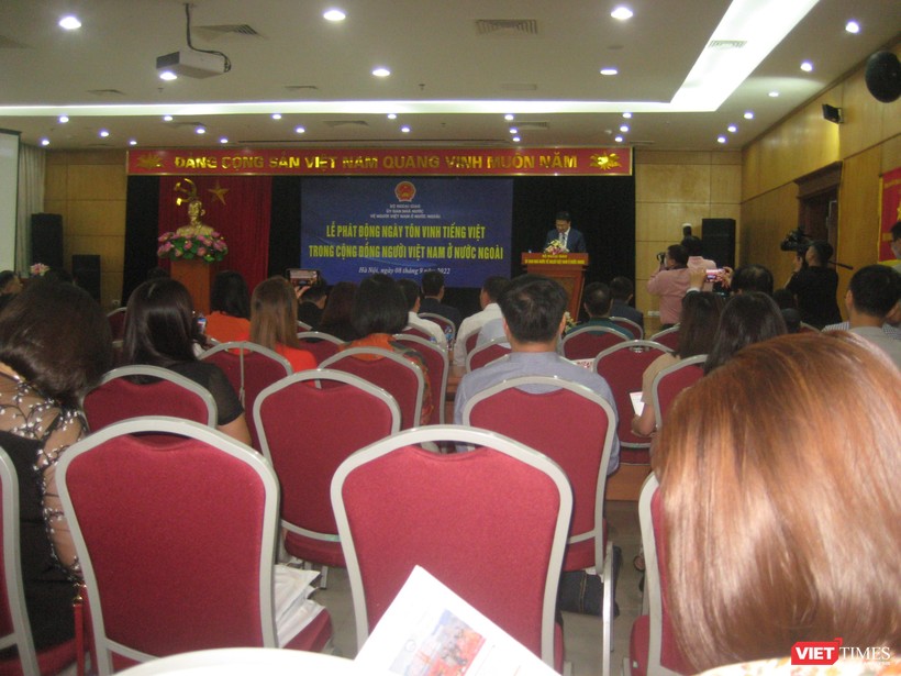 Ông Phạm Quang Hiệu – Thứ trưởng Bộ Ngoại giao, Chủ nhiệm Uỷ ban Nhà nước về người Việt Nam ở nước ngoài phát động buổi lễ