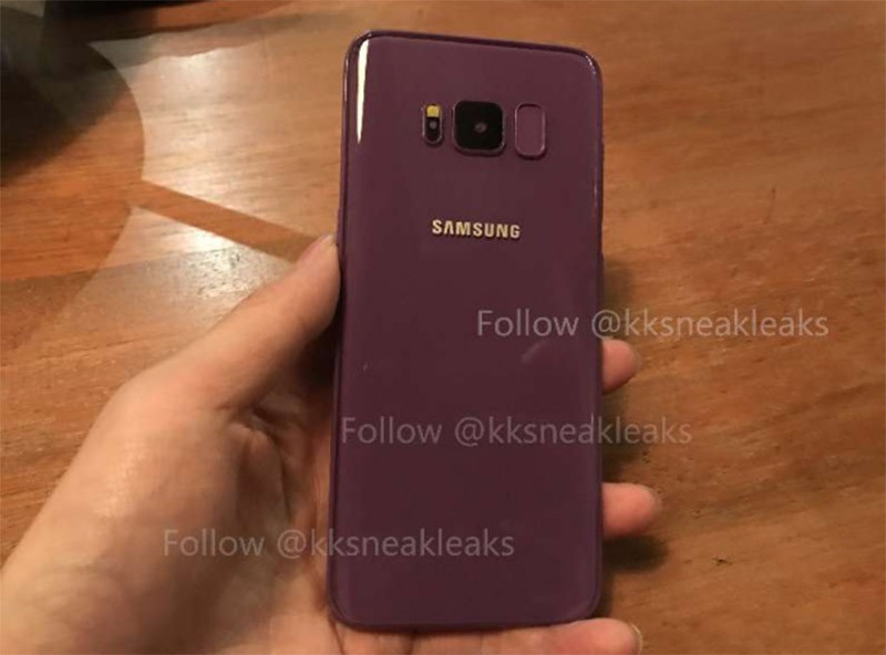 Tím hồng là một trong những màu sắc của Galaxy S8