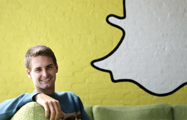 CEO Evan Spiegel của Snapchat