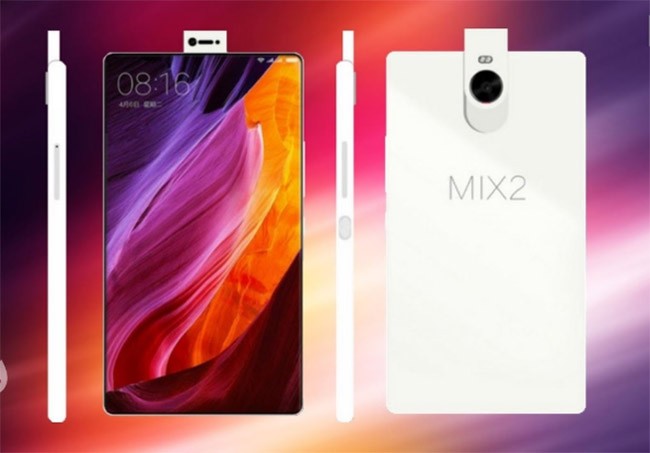 Mi Mix 2 được đồn đoán có tỷ lệ màn hình trên thân máy lên đến 99%