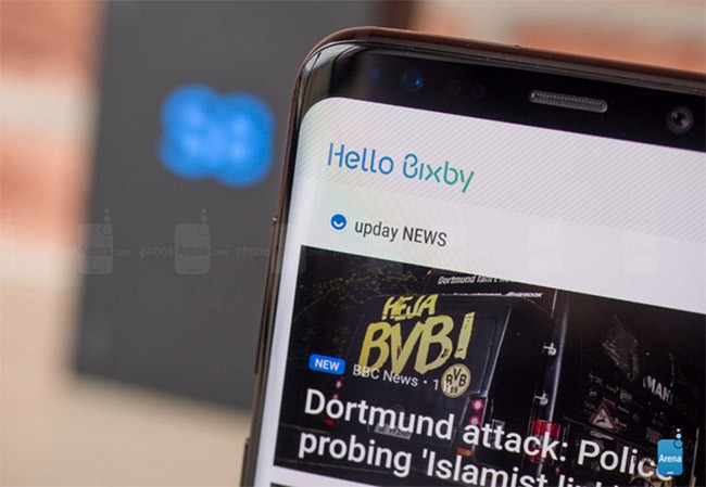 Bixby là ứng dụng trợ lý ảo trên điện thoại Galaxy S8 và S8 Plus
