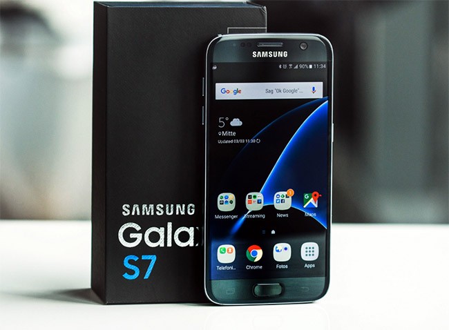 Galaxy S7 là smartphone của Samsung được sử dụng  phổ biến nhất thế giới
