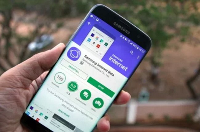 Trình duyệt Internet của Samsung vốn chỉ hỗ trợ các điện thoại Galaxy