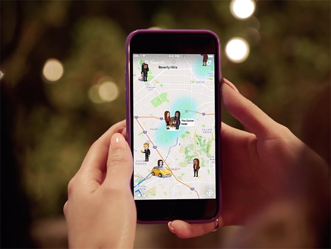 Snap Map là một tính năng mới của mạng xã hội Snapchat