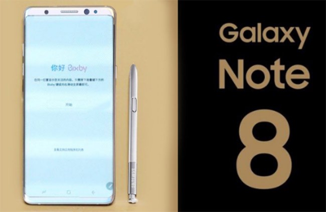 Galaxy Note 8 (ảnh YouTube)