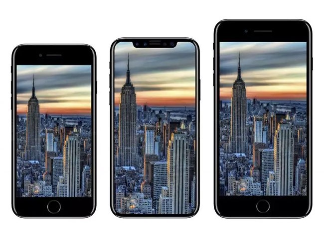 3 mẫu iPhone 2017 (ảnh: The Telegraph)
