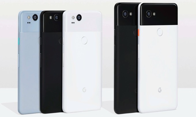 Bộ đôi điện thoại Pixel thế hệ 2 của Google (ảnh: Phone Arena)