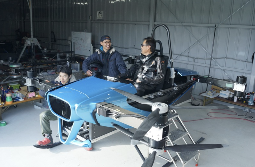 Ô tô bay dạng cất hạ cánh thẳng đứng đang được nhiều hãng nghiên cứu sản xuất (ảnh: SkyDrive)